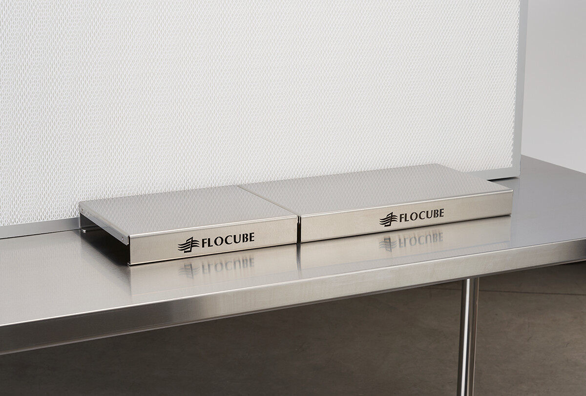 FloCube Stainless Steel Work Table Risers (12", 24", 36", or 48" Wide), Size: 10"×24""X2"